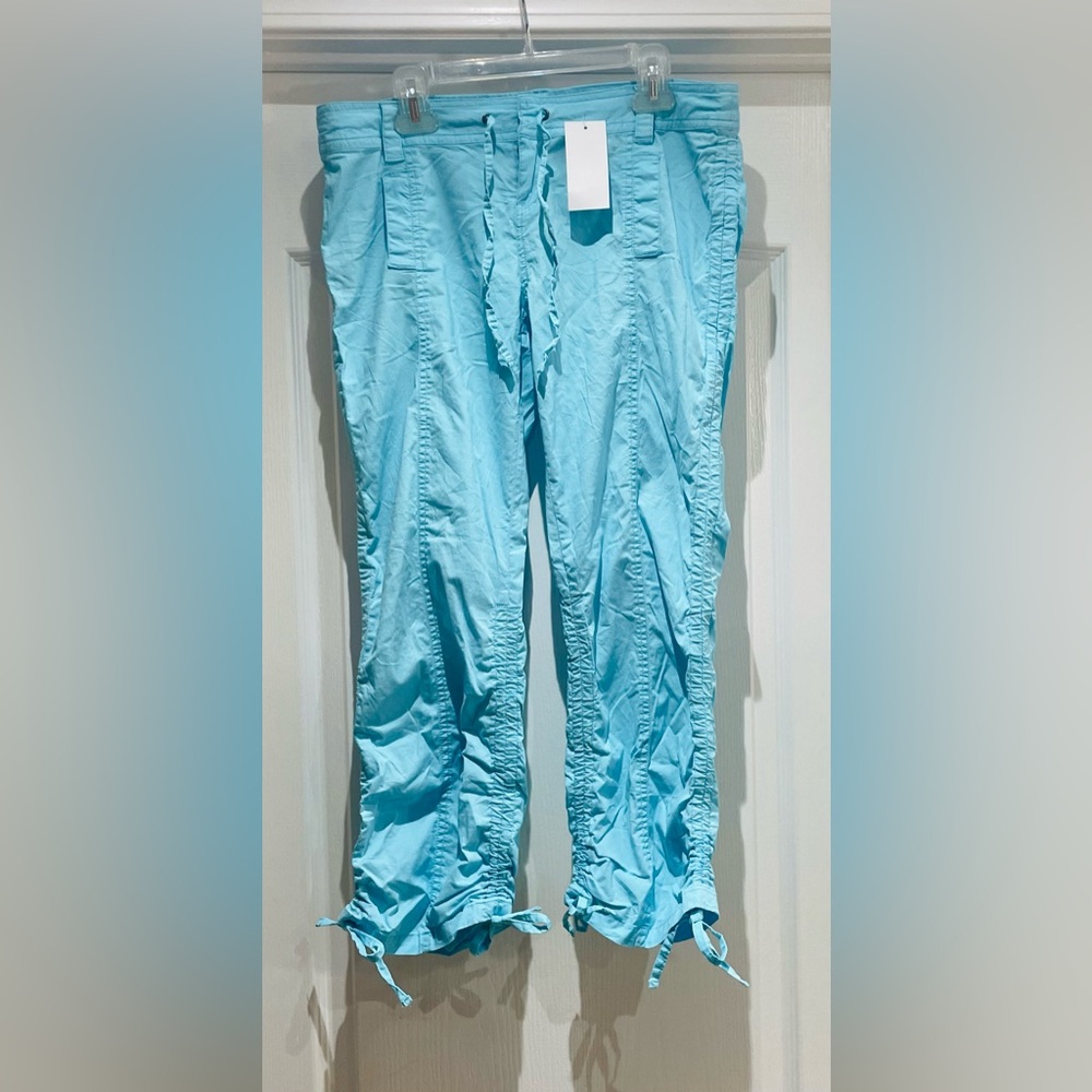 Garage Sky Blue Casual Capris